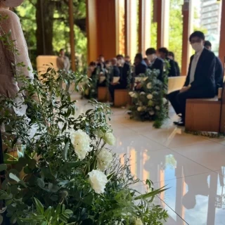 新婦入場前