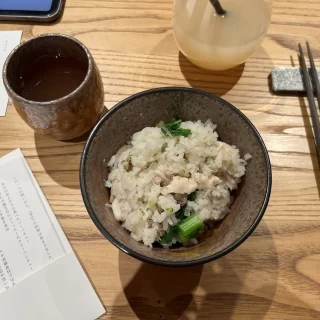 下見のときに試食させていただいた釜飯。