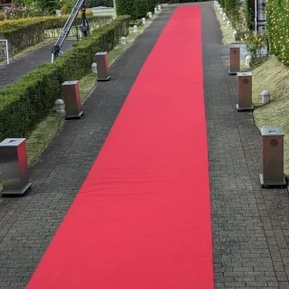 レッドカーペット（お庭）