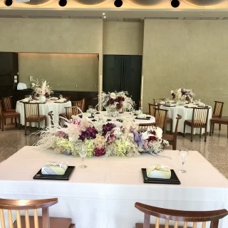 新郎新婦の席から見た感じ。