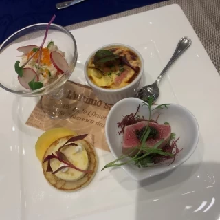 前菜です、どれもとても美味しかったです