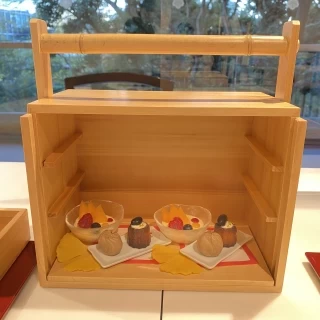 デザートの1段目です。