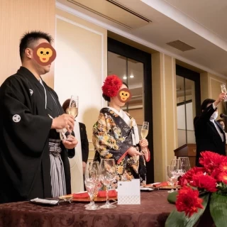 乾杯の様子
