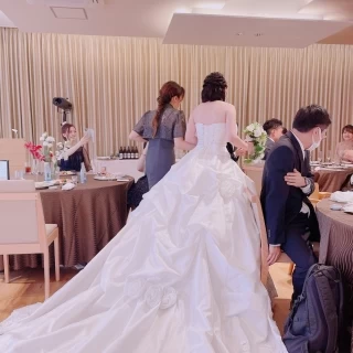 披露宴会場での写真です。