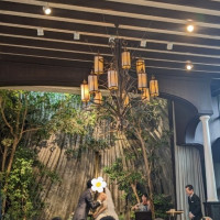 ナチュラルで神秘的な会場です。音が本当に綺麗に響いていました
