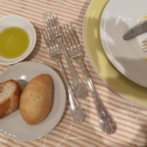 硬いパンは柔らかめのものに変更していただきました。(料金無)|644587さんのヴィラ・デ・マリアージュ 太田の写真(1669418)