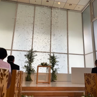 天井が高くビル内と感じさせない