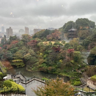 披露宴を待つ場所からの風景