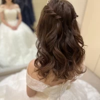 披露宴入場時のヘアセット