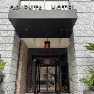 ホテルの入り口