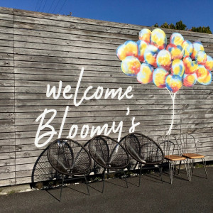 駐車場の壁面アートです。|644850さんのFlower Cafe Bloomy'sの写真(1672779)