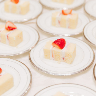 ケーキ入刀後のケーキ
