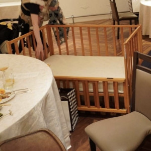 赤ちゃん用のベッドです。|645218さんの山口グランドホテルの写真(1986249)
