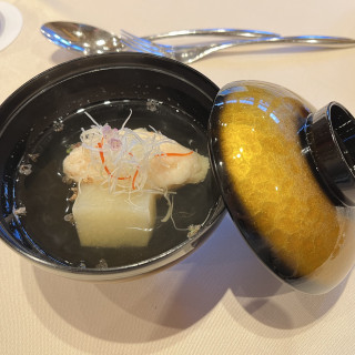試食、お椀物。