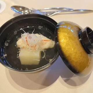 試食、お椀物。