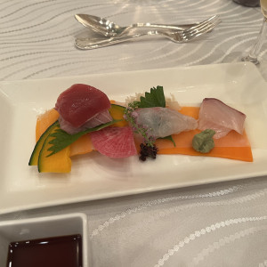 お刺身|645374さんのTHE SAIHOKUKAN HOTEL(犀北館)の写真(2542034)