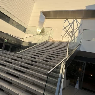 挙式会場につながる大階段