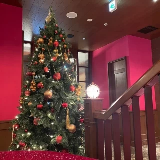 12月なのでクリスマスツリーが出てました