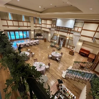 2階から見た披露宴会場