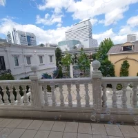 大階段の上の景色