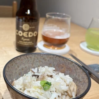 下見の際にご厚意でいただいた名物の釜飯！