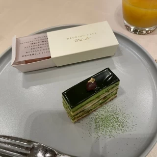 コースのデザート
