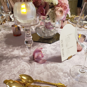 ゲストテーブル装花|645781さんのグランドプリンスホテル高輪 貴賓館の写真(2119479)