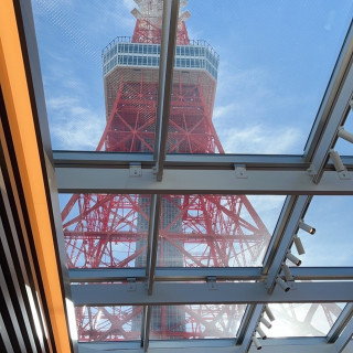 チャペルからこのように東京タワーが見えます