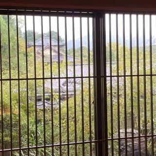 挙式会場からの窓