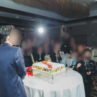 ケーキカット演出です