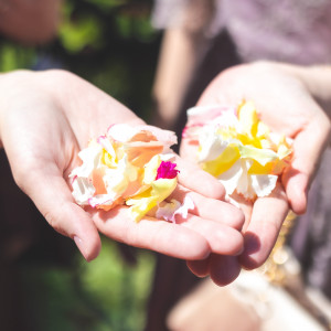 アフターセレモニーのお花はオプション無料でした|646052さんのエルセルモ熊本の写真(2031659)