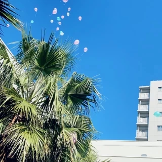バルーン飛ばしができた