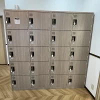 鍵付きの個人ロッカーです。