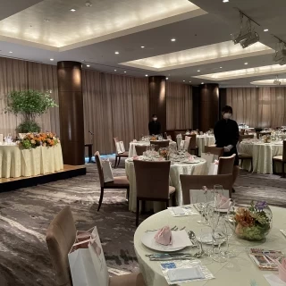 披露宴会場の様子