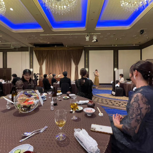 披露宴会場のテーブルコーディネート|646482さんのホテルニュー長崎の写真(1954316)