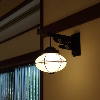 菊水の文様をあしらった装飾をいたるところで見られます。