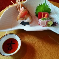 試食のお刺身