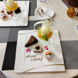 試食用ケーキ|646512さんの新横浜グレイスホテル/ ロゼアン シャルムの写真(1686280)