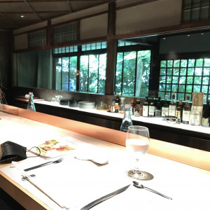 素敵な緑が見えるレストランで試食|646568さんのアカガネリゾート京都東山（AKAGANE RESORT KYOTO HIGASHIYAMA）の写真(1687785)