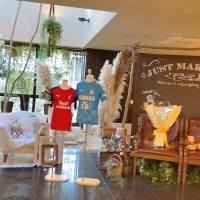 披露宴会場の脇に飾っていただきました！