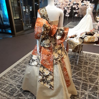 和風ドレス後ろ