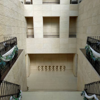 挙式会場手前の大階段