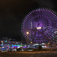 結婚式場すぐに遊園地があり夜景が綺麗です