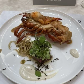 お肉とオマール海老