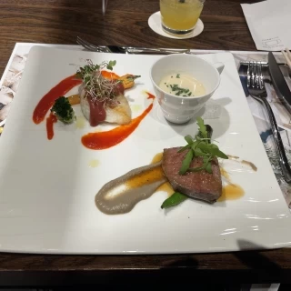 和牛と真鯛とオニオンスープ