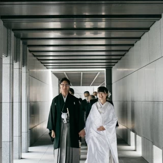 祈祷殿までの回廊