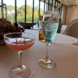 試食後に頂いたオリジナルノンアルコールカクテルです。