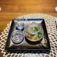 試食会で出た出汁のスープ
