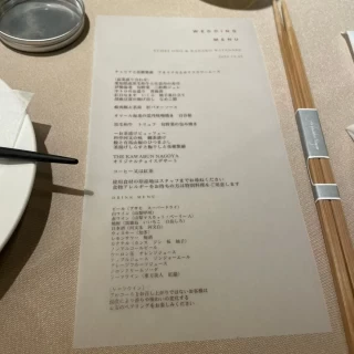 メニュー表