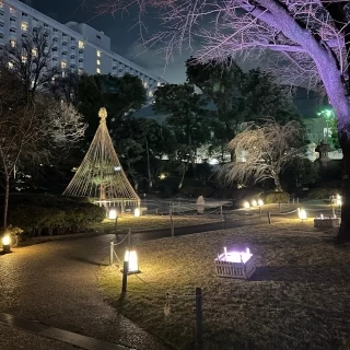 ホテル中庭